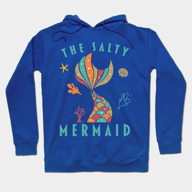 the salty mermaid Hoodie by GosokanKelambu